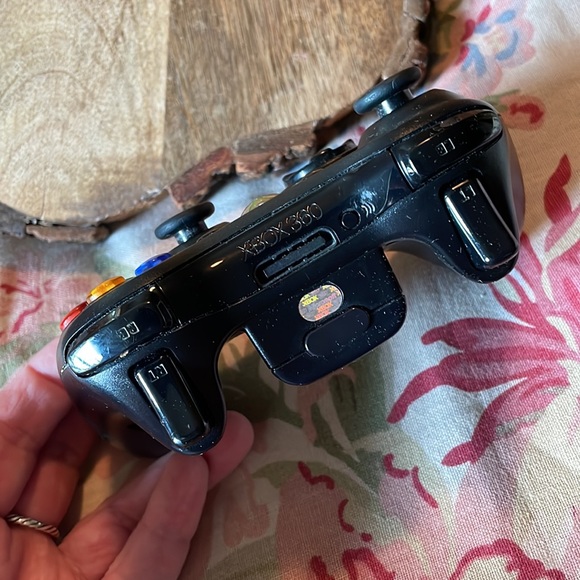 MICROSOFT 360 Wireless Remote BLACK Handheld Game Controller OEM Authentic - Picture 6 of 16